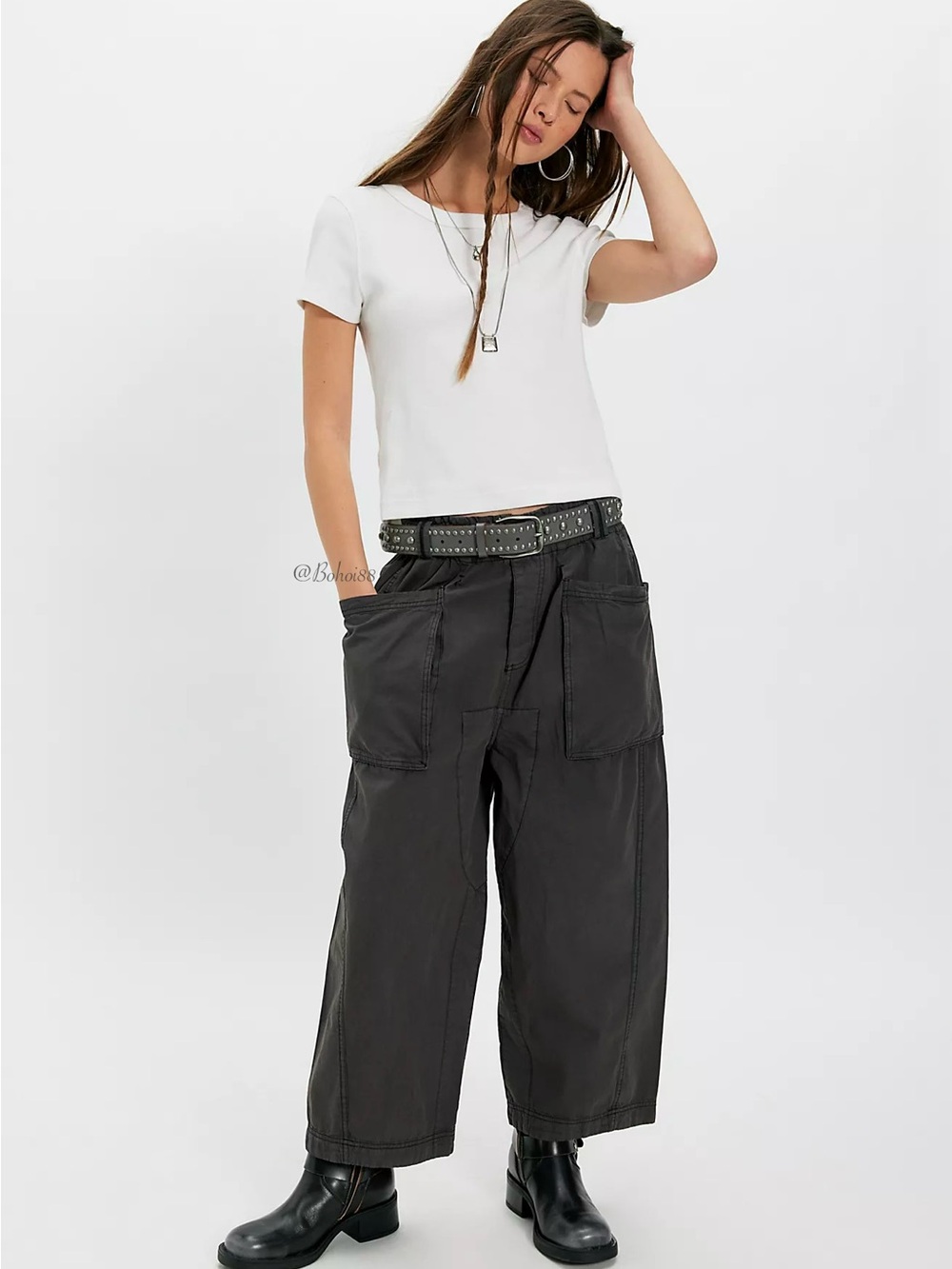 NWT Free People We The Free Costa Pull-On Harem Pants